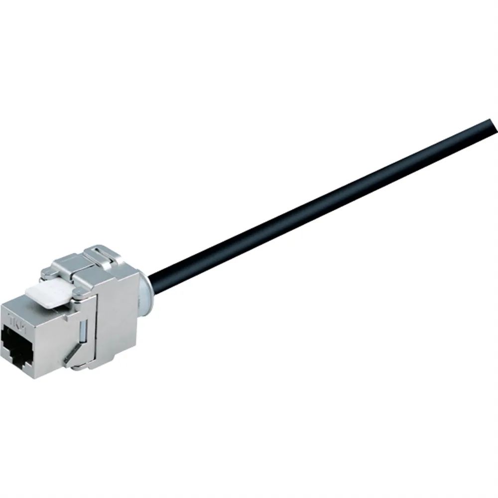 BACHMANN CAT6A RJ45 Leitung 5m Buchse, TKM Keystone