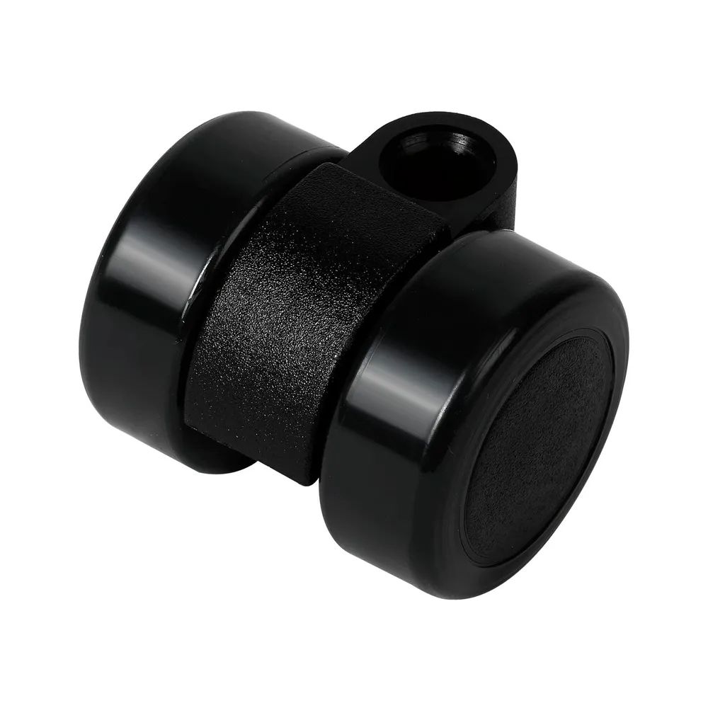 Maier H.C.GmbH Möbelrollen Doppel-Lenkrolle Mini weich Kunststoff schwarz 36 mm 50 kg