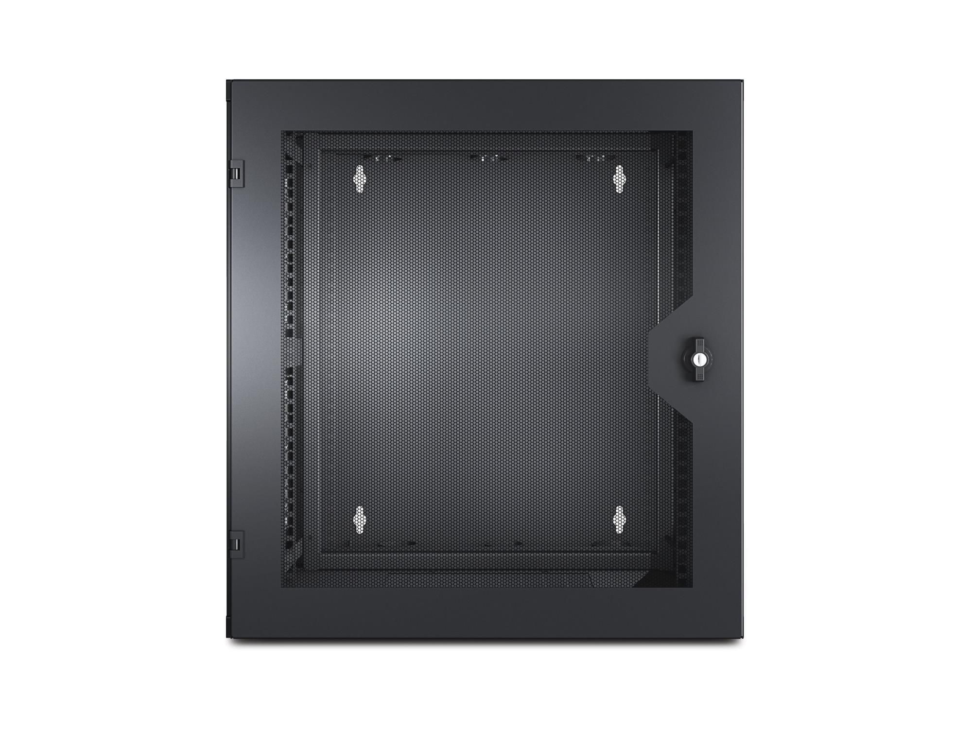 APC NetShelter WX - Schrank - geeignet für Wandmontage - Schwarz - 13U - 48.3 cm (19")