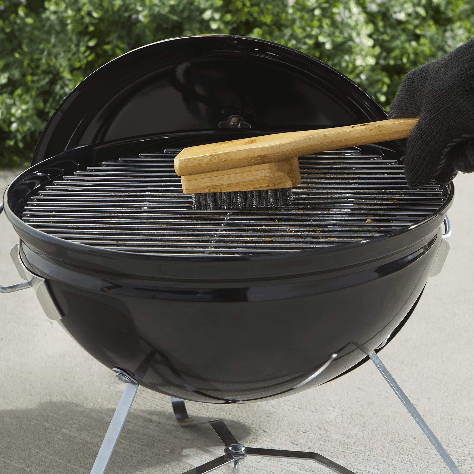 Weber Grillbürste mit Bambusholzgriff 30cm