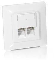 Equip Ausgang - CAT 5e - RJ-45 X 2 - Pure White