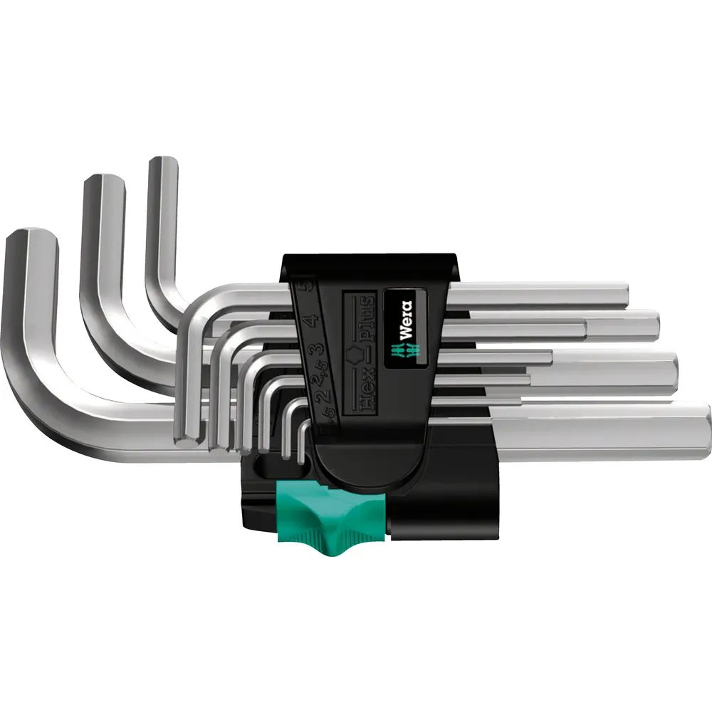 WERA Sechskant Stiftschlüssel-Satz 950/9 Hex-Plus 5 1.5-10 mm 9-teilig