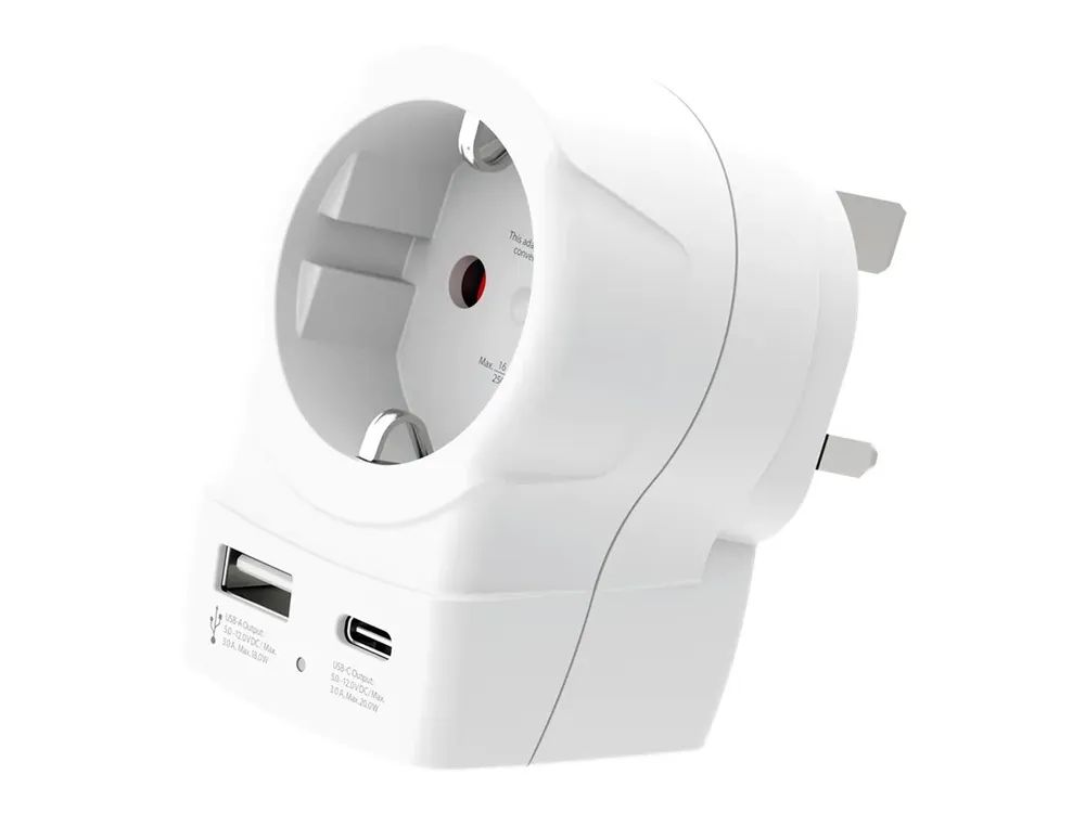 SKROSS Europe to UK USB AC20PD - Adapter für Power Connector - Typ G (M)