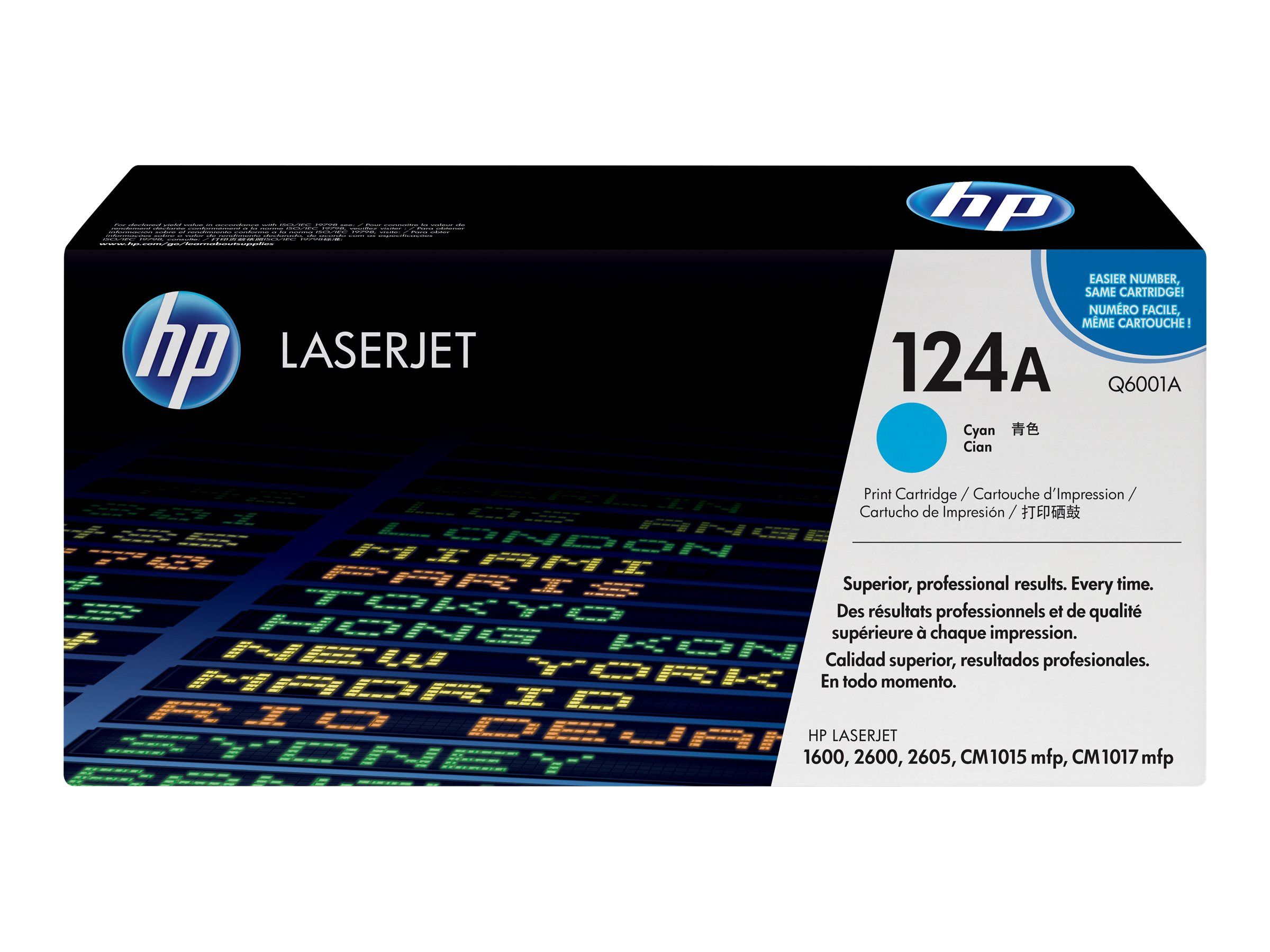 HP 124A - Cyan - original - LaserJet - Tonerpatrone (Q6001A)