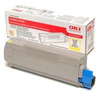 OKI Gelb - original - Tonerpatrone - für C5800dn