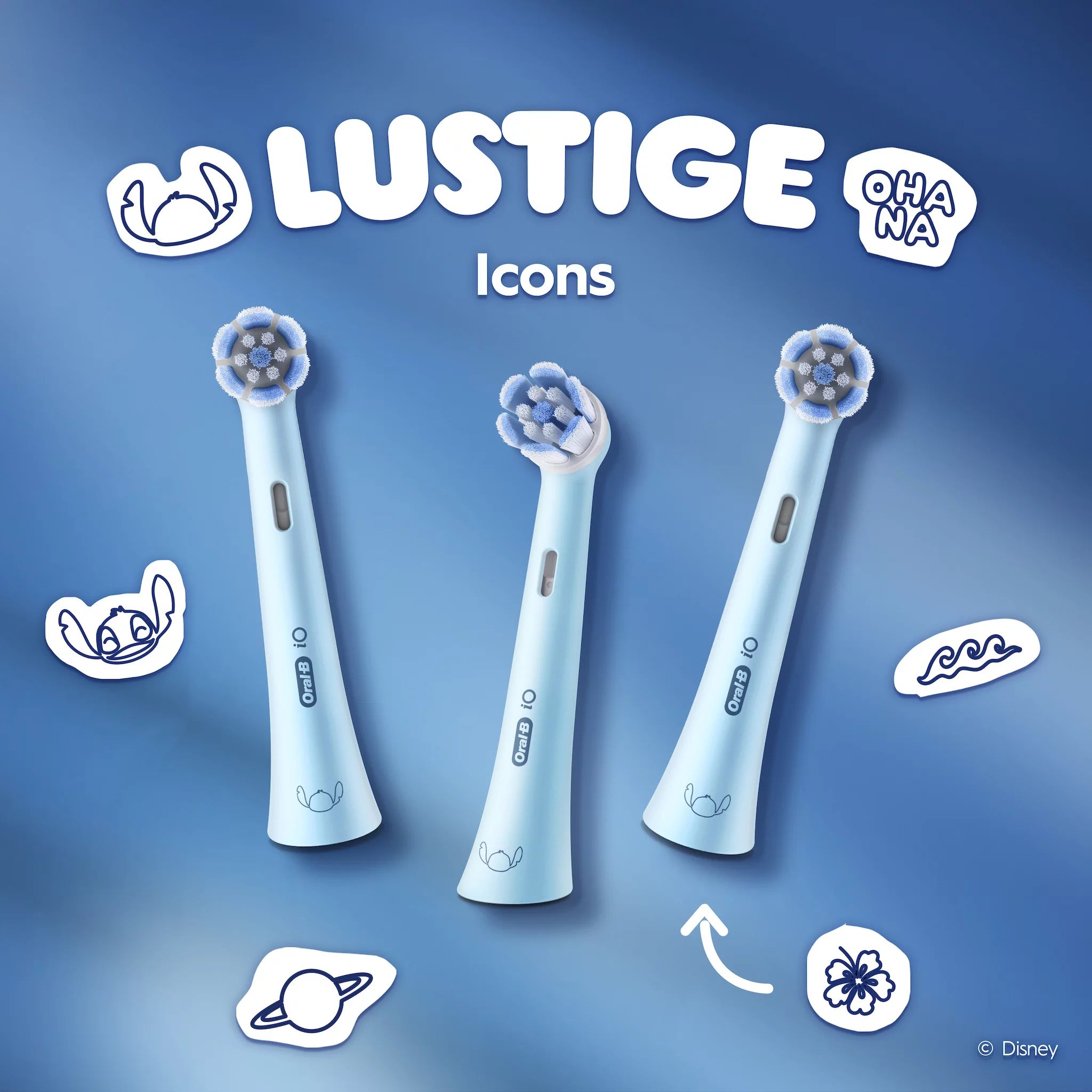 Oral-B Aufsteckbürsten iO Kids Stitch 4er