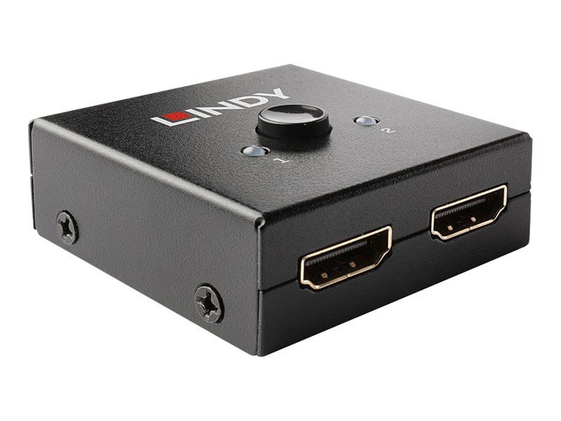 Lindy 2 Port HDMI 18G Bi-Directional Switch - Video/Audio-Schalter