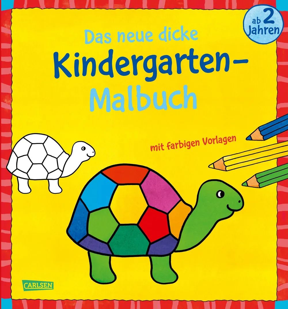 Carlsen Verlag GmbH Das neue, dicke Kindergarten-Malbuch
