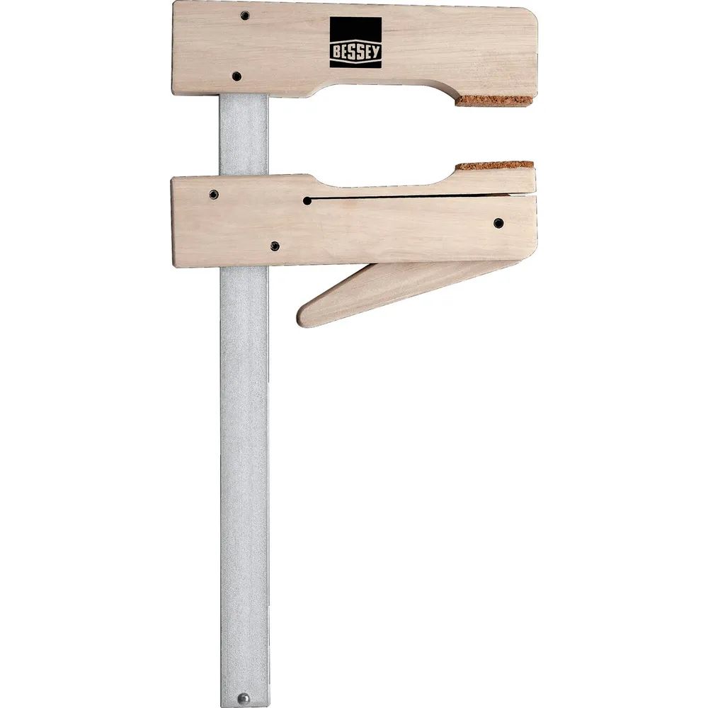 BESSEY Klemmy-Zwinge aus hochwertigem Holz Spannweite 400 mm Ausladung 110 mm