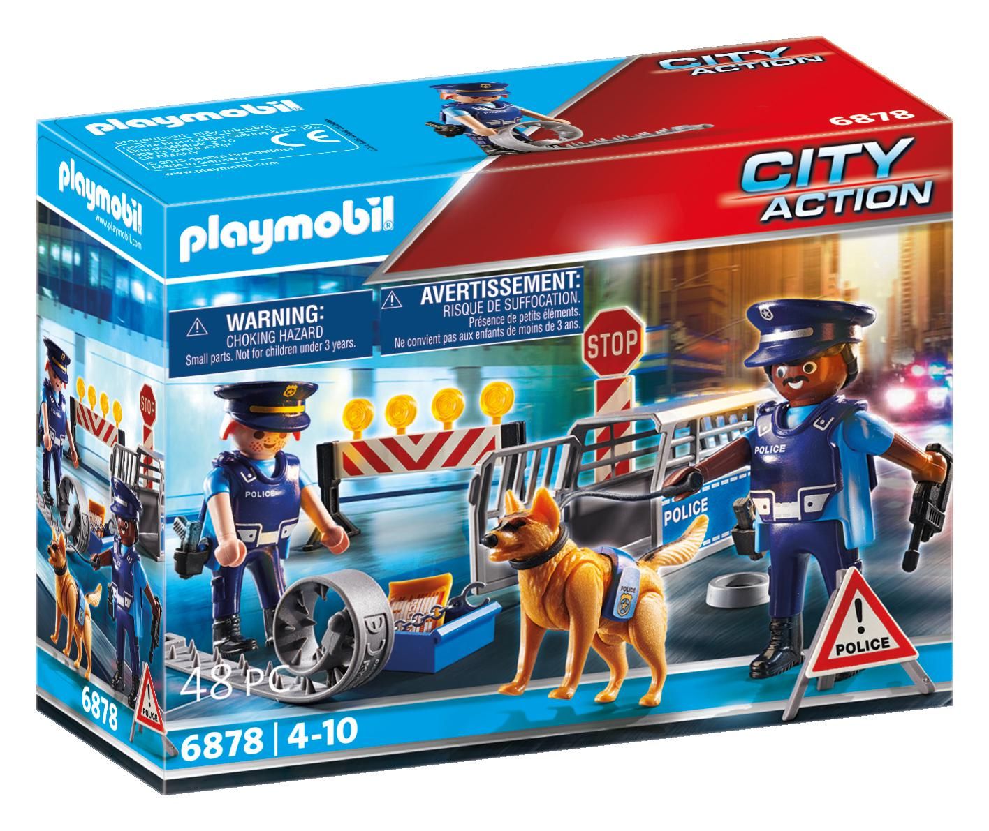 Playmobil Polizei-Strassensperre