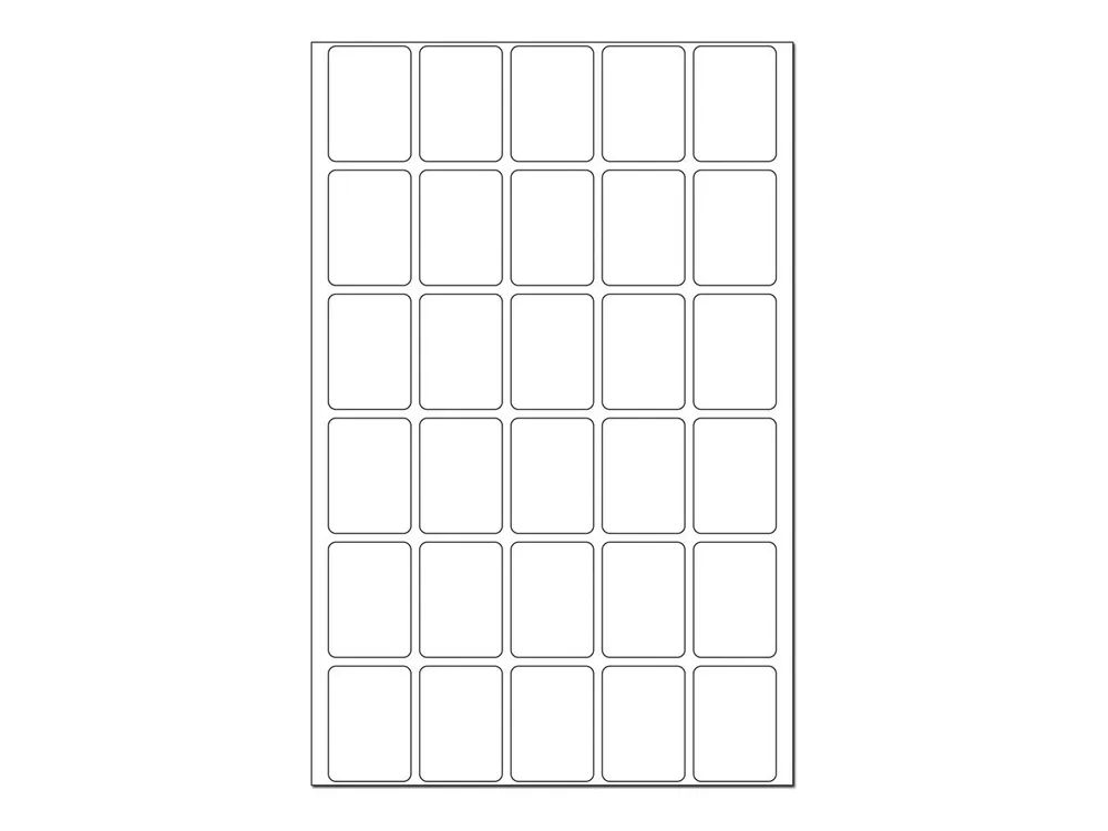 HERMA Movables - Selbstklebend - weiß - 19 x 27 mm 960 Stck. (32 Bogen x 30)
