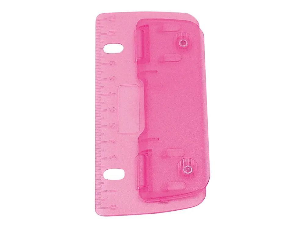 WEDO Locher - 3 Blätter - Kunststoff - Ice