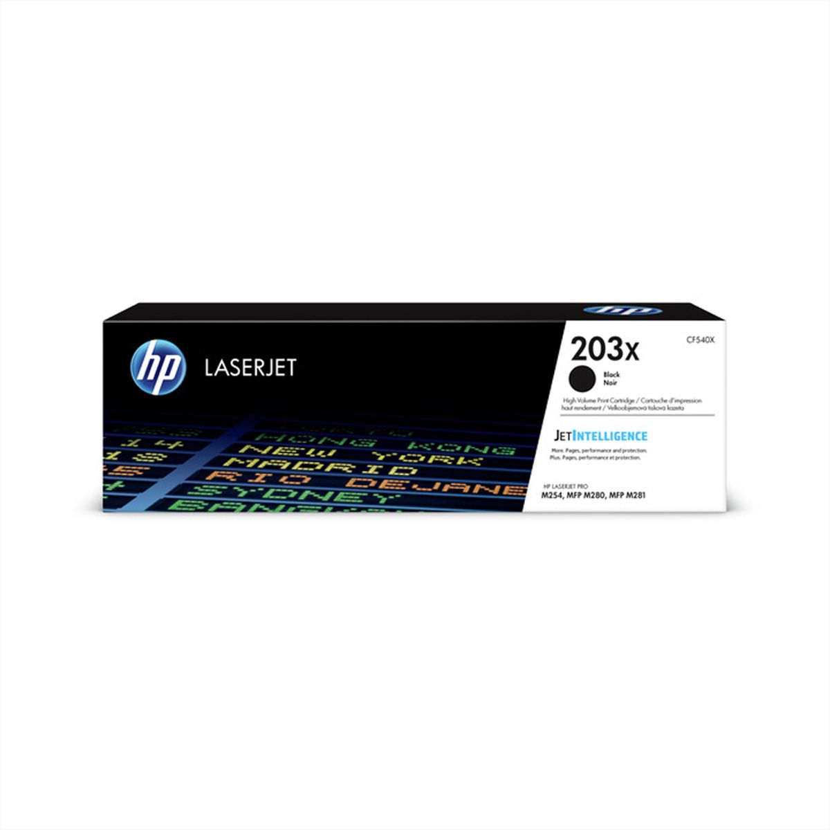 HP 203X - Hohe Ergiebigkeit - Schwarz - Original - LaserJet - Tonerpatrone (CF540X)