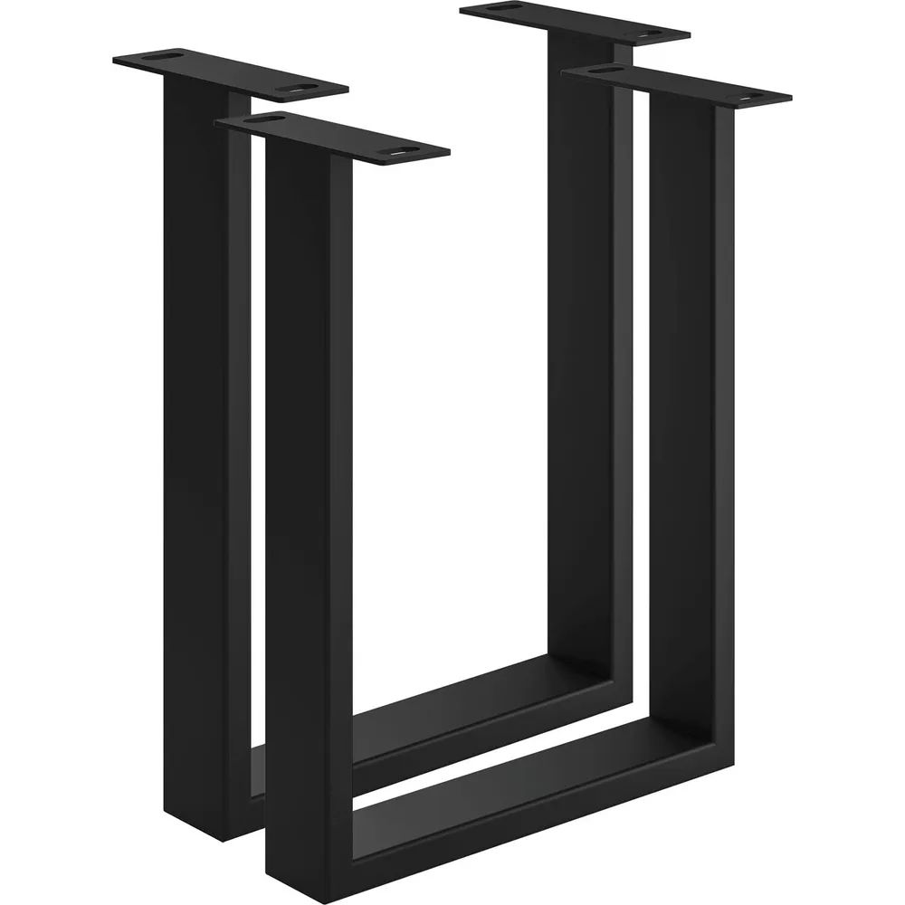 Edi Light GmbH  Bankkufe Etsi U-Form, Breite 320 mm, Stahl schwarz strukturiert