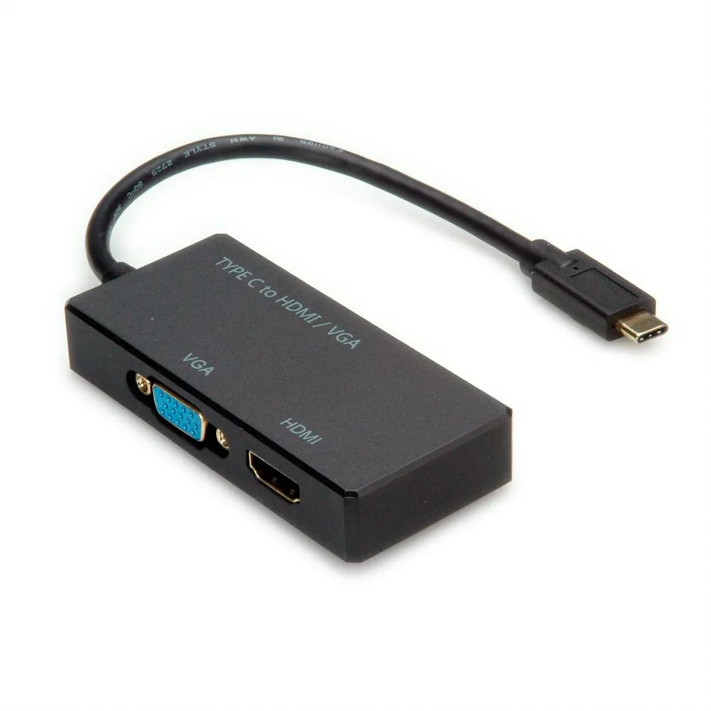 VALUE Display Adapter USB Typ C - VGA / HDMI