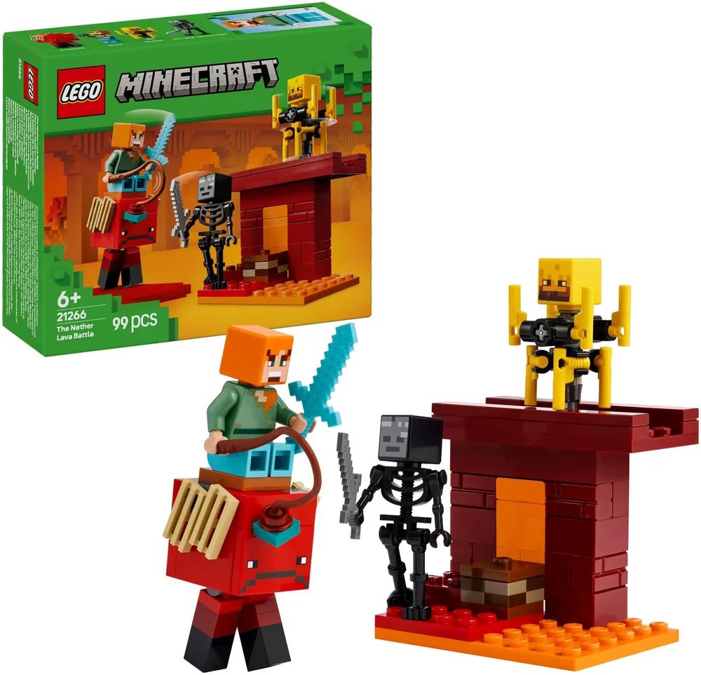 LEGO 21266 Minecraft Das Lava-Duell im Nether