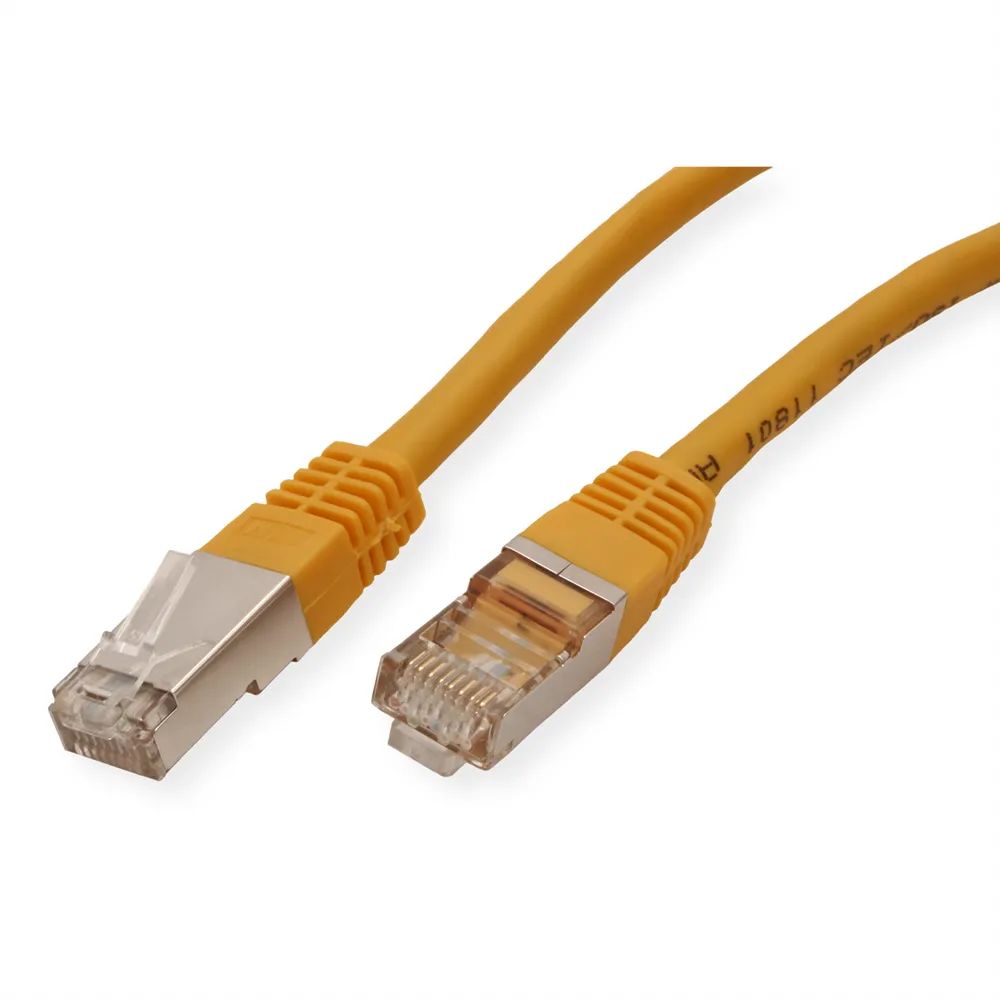 VALUE Patchkabel Cat.6 (Class E) S/FTP (PiMF), gelb, 5 m