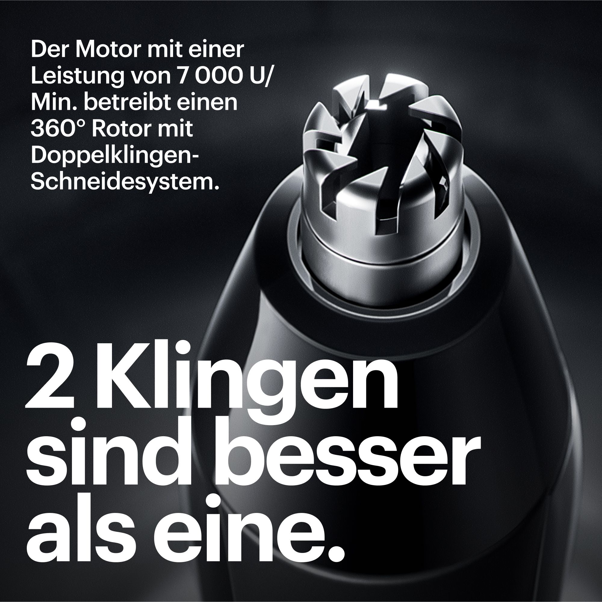 Manscaped Weed Wacker 2.0 Ohr- Nasenhaartrimmer Schwarz