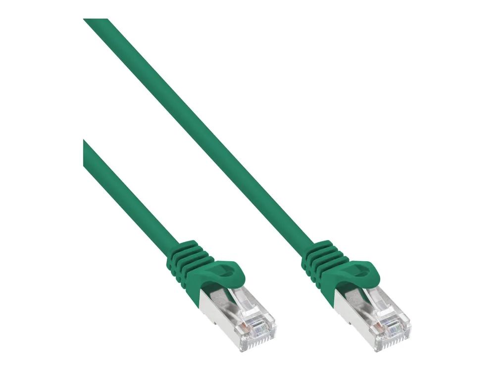 InLine Patchkabel - F/UTP - Cat.5e - grün - 0,3m