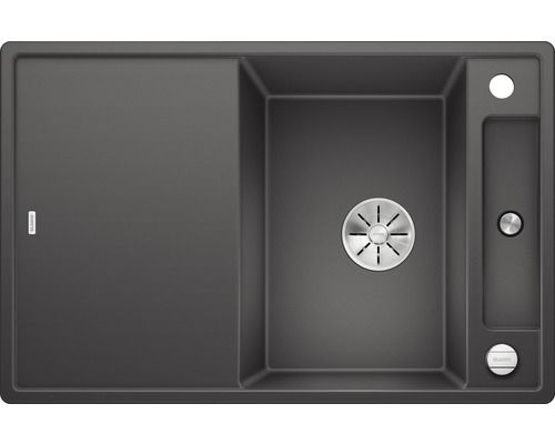 Blanco AXIA III 45 S mit Glas-Schneidbrett felsgra