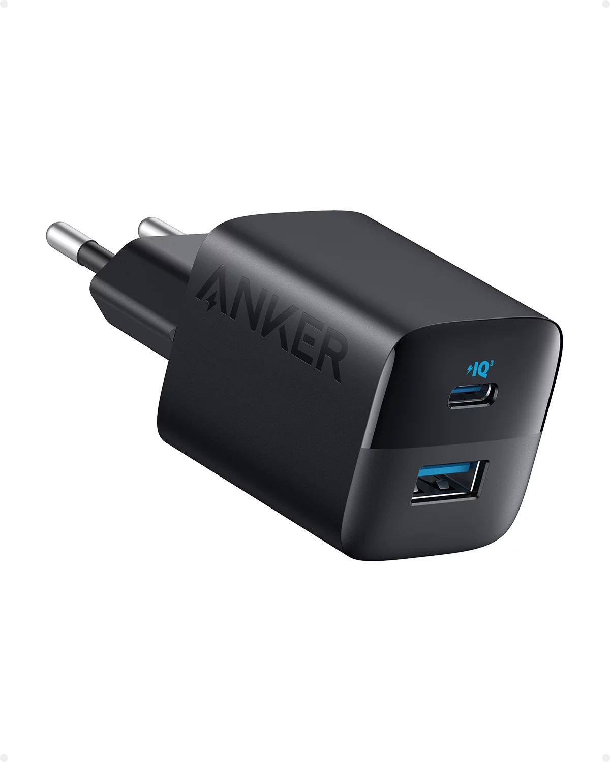 Anker Innovations Anker 323 - Netzteil - 33 Watt - PD - 2 Ausgabeanschlussstellen (24 pin USB-C, USB