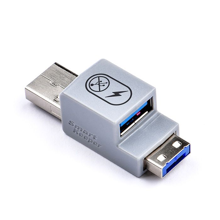 Smart Keeper Basic"USB-A Port" Smart Data Blocker dunkleblau - Kabel
