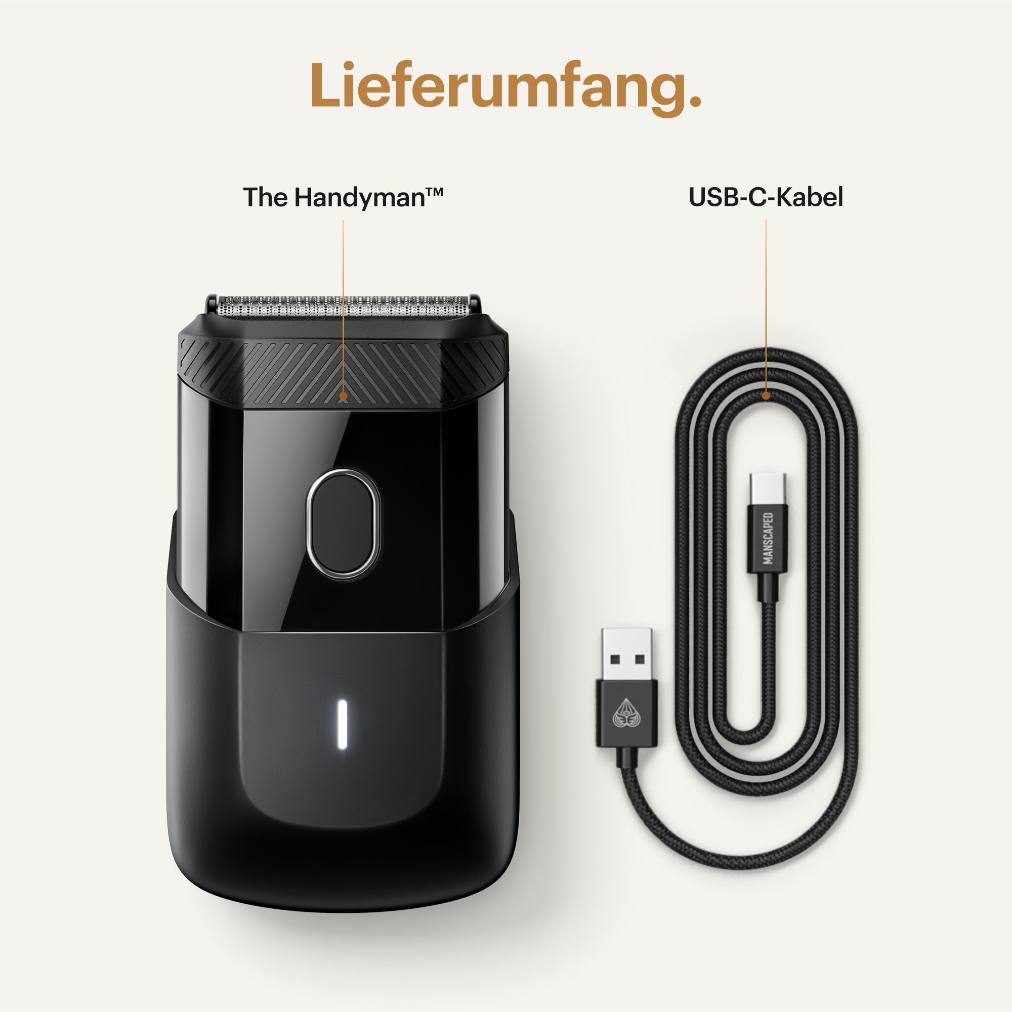 Manscaped The Handyman Rasierer Schwarz