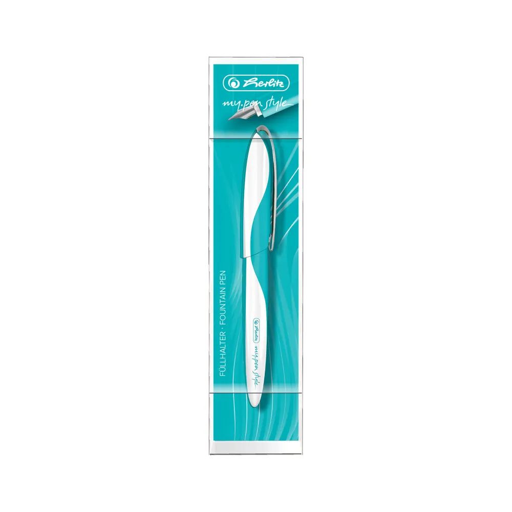 herlitz Füllhalter my.pen style caribbean turquoise in Folienbox