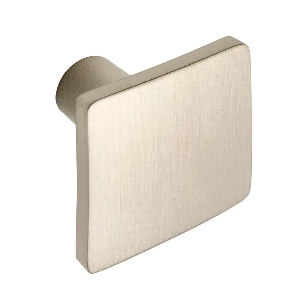 Estamp Knopf Lugus Breite 32 mm, Tiefe 24 mm, ZN Edelstahl Effekt