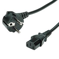 Bachmann 351.167 - 0,5 m - Netzstecker Typ F - C13-Koppler - 250 V - 10 A - Schwarz