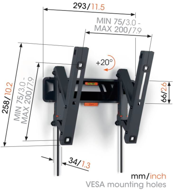 Vogel`s Wandhalterung TVM 3215