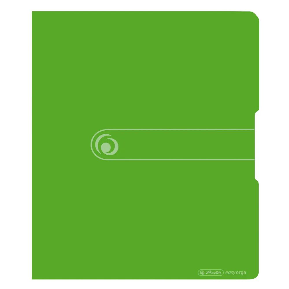 herlitz Ringbuch HERLITZ EASY Orga to Go A4 Rückenbreite 38mm  2-D-Ringe PP Opak apfelgrün