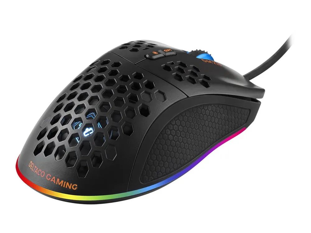 Deltaco GAMING DM210 - Maus - 7 Tasten - kabelgebunden