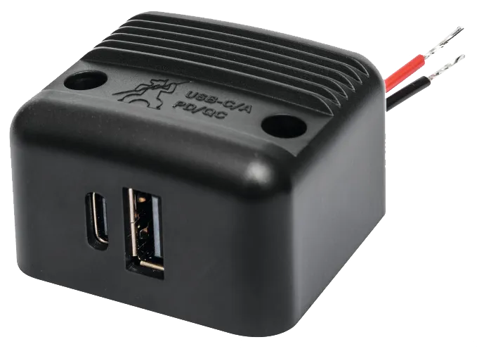 FAWO Aufbau-Power USB-C/A Doppelsteckd. PD/QC