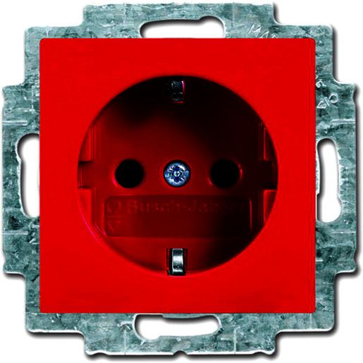 Busch-Jaeger SCHUKO-STECKDOSE ROT / BUSCH 20 EUC-917 2CKA002011A6234