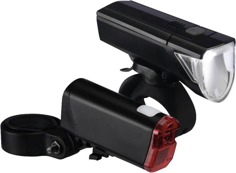Hama Fahrradlicht-Set, Front- und Rücklicht, LED, Batterien, StVZO-zugelassen