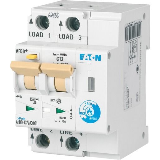 Eaton AFDD BRANDSCHUTZSCHALTER 2.POL / EATON AFDD-13/2/C/003-A 187186