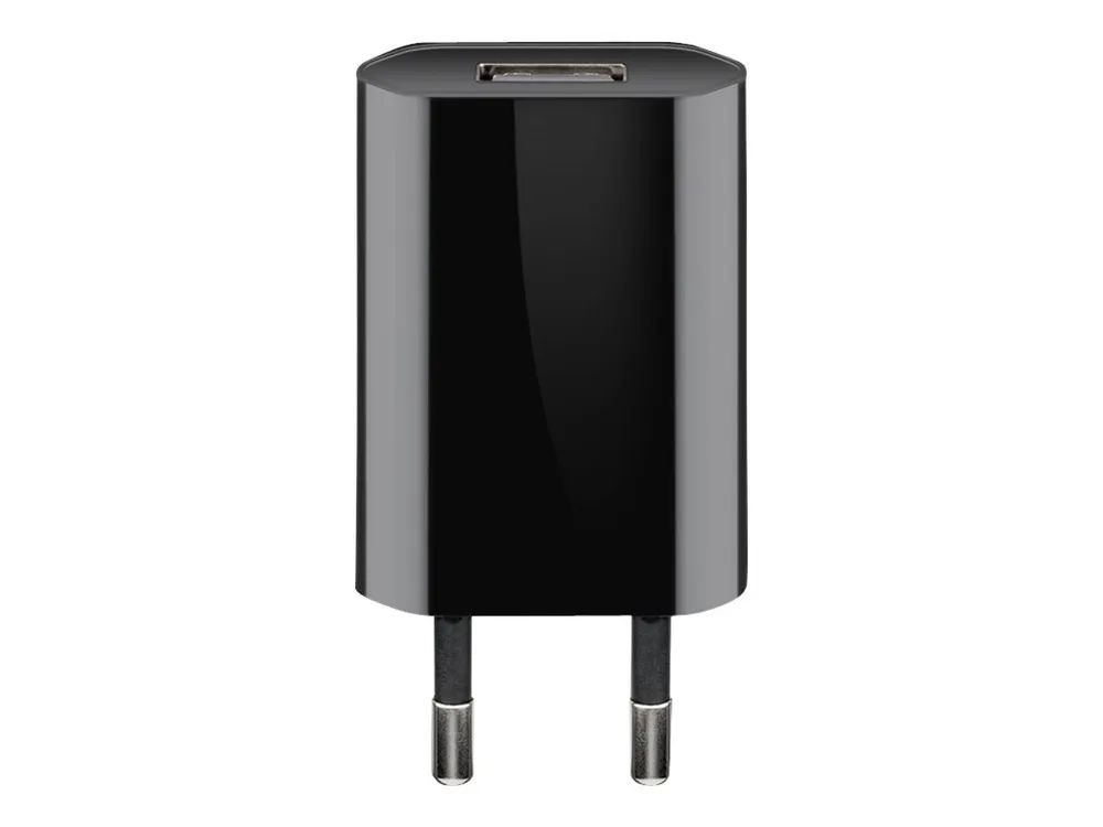 Goobay Netzteil - 5 Watt - 1 A (USB) - Schwarz
