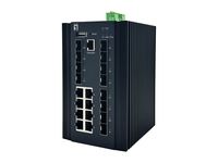 LevelOne Switch 20x GE IGX-2072 8x 1GbE 2.5GbE SFP+ sw - Switch - 1 Gbps