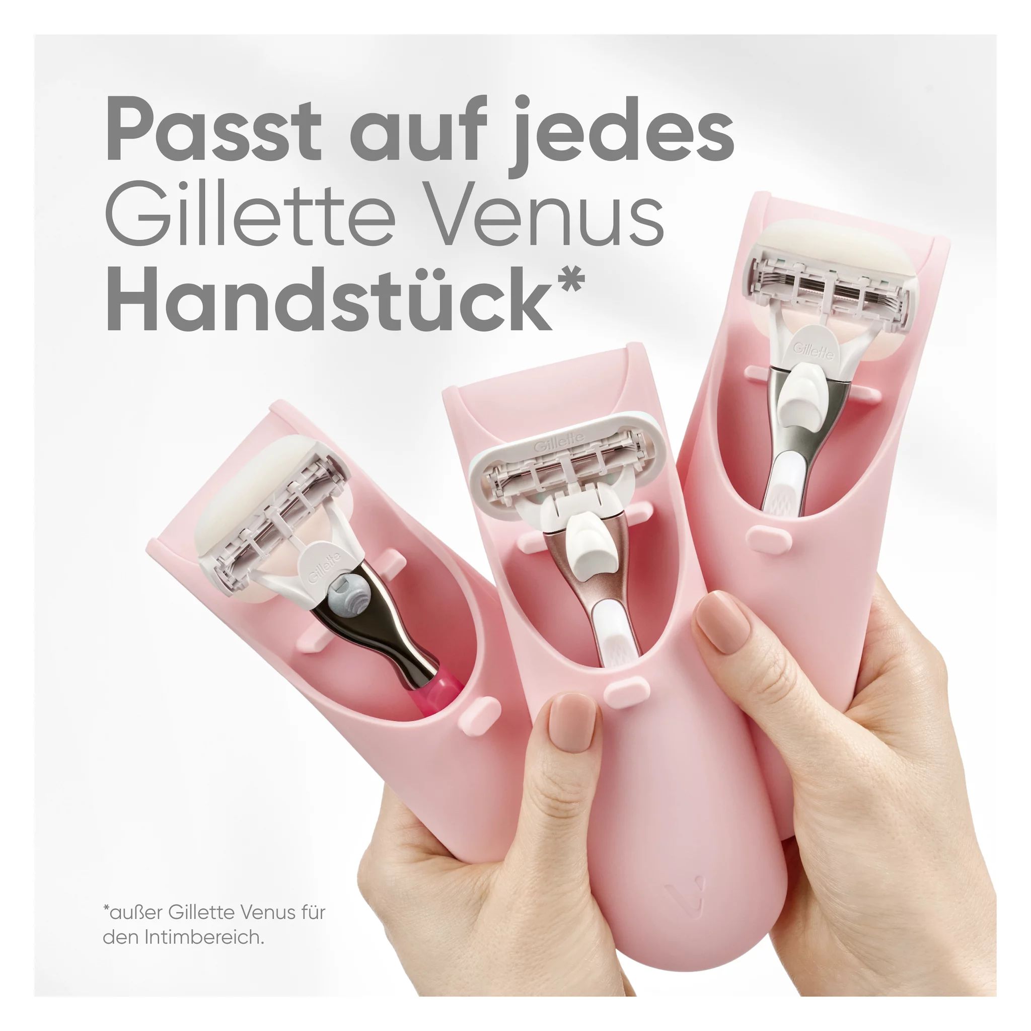 Gillette Venus Pro Smooth Sensitive Rasierapparat mit 1 Klinge, Duschhänger, Travelcase