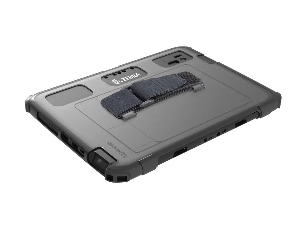 Gamber-Johnson InfoCase - Hintere Abdeckung für Tablet - mit Handgurt - elastisch, Polycarbonat (PC)