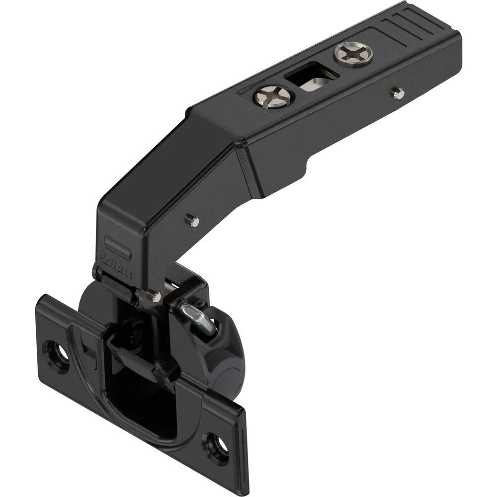 BLUM CLIP top BLUMOTION ONYX Stollenscharnier 95°, 3mm gekröpft Feder, Schrauben