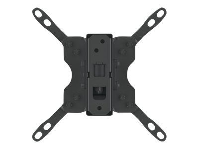 Manhattan TV & Monitor Mount, Wall, Tilt and Swivel, 1 screen, Screen Sizes: 13-42", Black, VESA 75x75 to 200x200mm, Max 20kg, Swivel with 2 pivots, Lifetime Warranty - Klammer - für LCD-Display - Stahl - Schwarz - Bildschirmgröße: 33-106.7 cm (13"-4