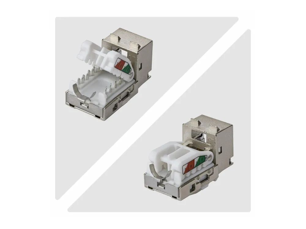 StarTech.com Cat6a Keystone Jack 10-Pack 90-Deg - Netzwerk - CAT 6a