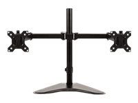 Fellowes Professional Series Free-standing Dual Horizontal Monitor Arm - Aufstellung - für 2 Monitore - Kunststoff, Aluminium, Stahl - Schwarz - Bildschirmgröße: bis zu 68,6 cm (bis zu 27 Zoll)
