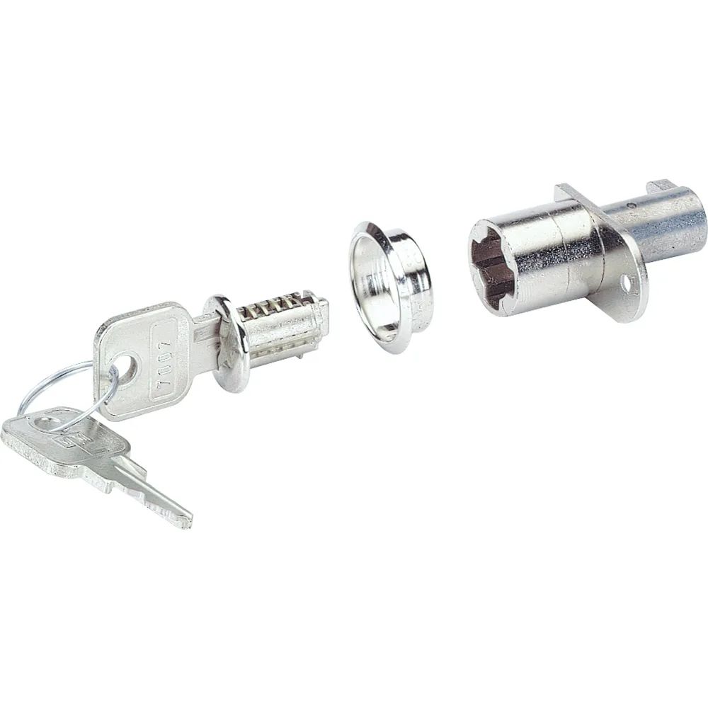 HETTICH PRESTIGE 2000 Zentralverschluss Z23, ø18, Zinkdruckguss vernickelt