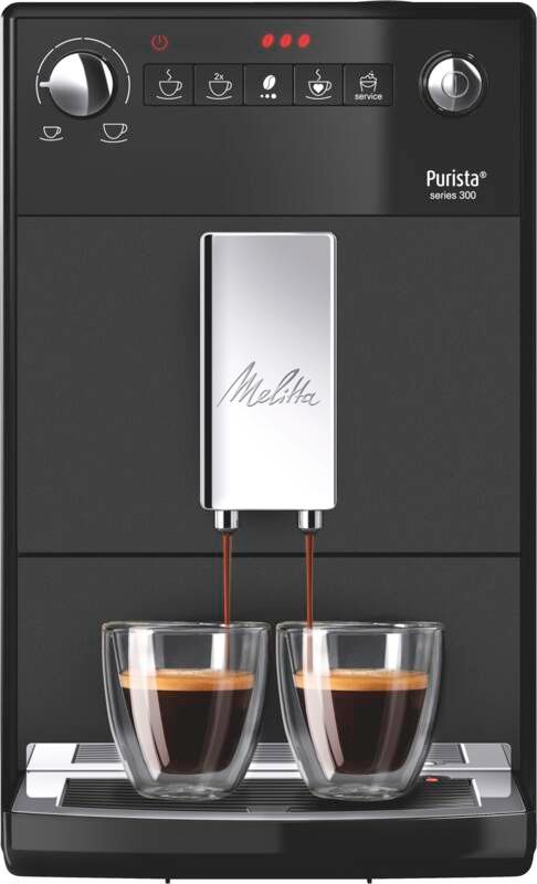 Melitta Kaffeevollautomat Purista Frosted-Black F23/0-104