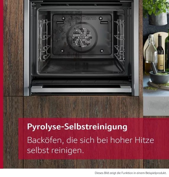 Neff Einbau-Backofen 71 Liter mit Pyrolyse- edelstahl