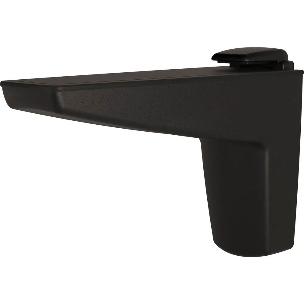 ITALIANA FERRAMENTA Tablar-Klemmträger Moon S, Stärke 4-25 mm, schwarz matt