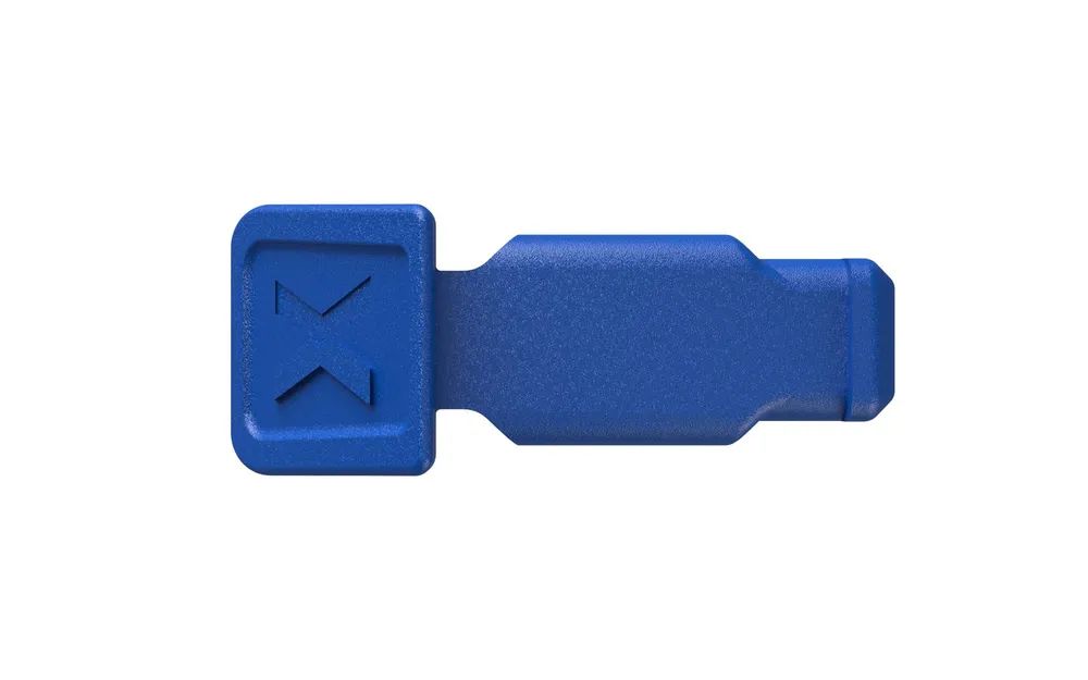 KNIPEX ColorCode Clips blau (10 Stück) 21 mm